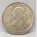 AUSTRALIA 1956 . SIXPENCE . ERROR . MIS-STRIKE . HUGE LIP
